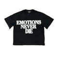 Mixed Emotion Black End Rhinestone Tee