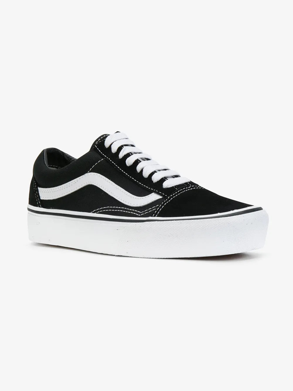 Vans Old Skool Plataform `Black/ True White`