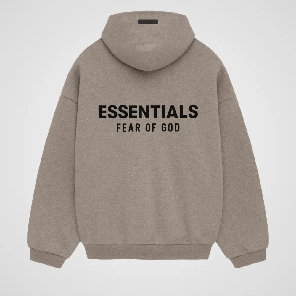 Fear of God Essentials Hoodie FW24 'Heather Grey`
