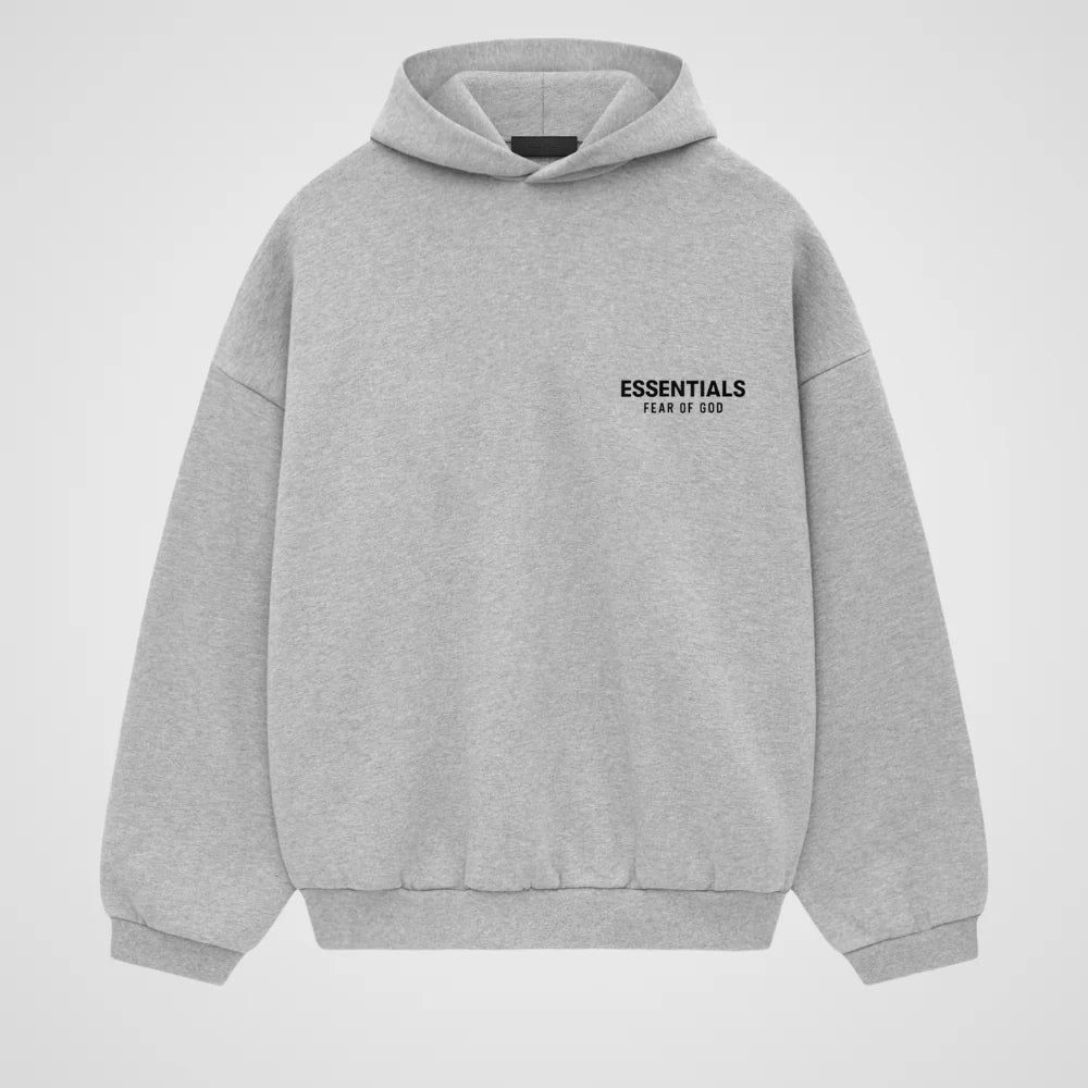 Fear of God Essentials Hoodie FW24 'Light Heather Grey`
