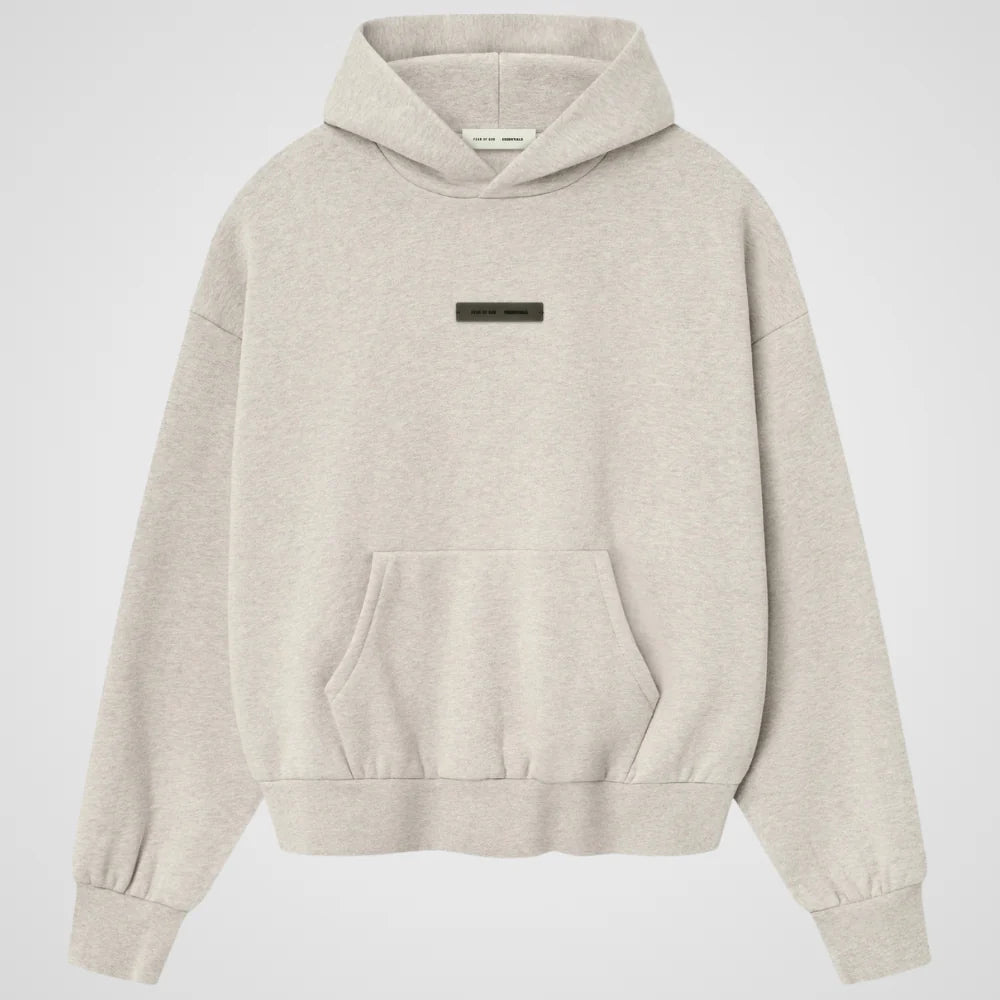 Fear of God Essentials Hoodie ss25 `Heather Stone`