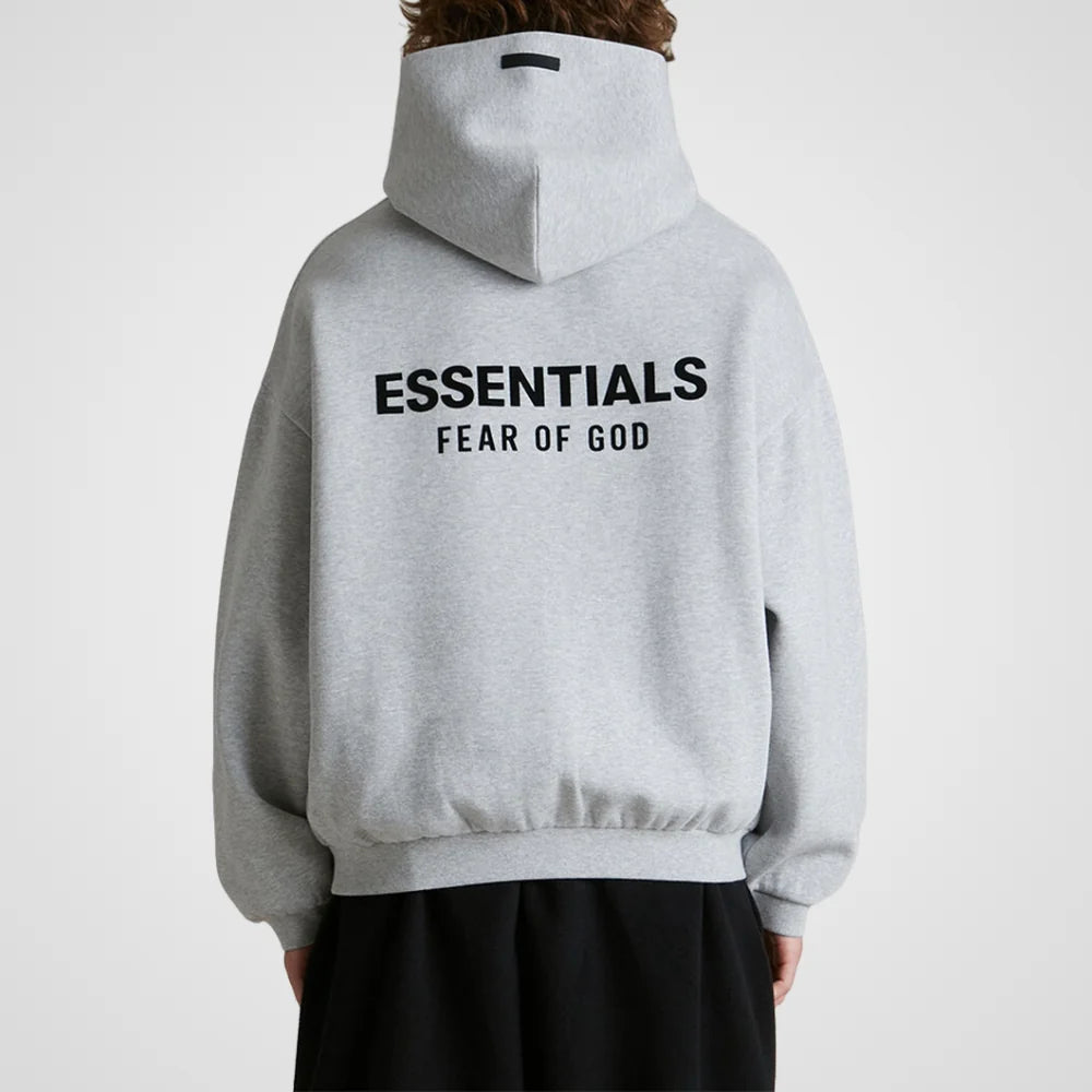 Fear of God Essentials Hoodie FW24 'Light Heather Grey`