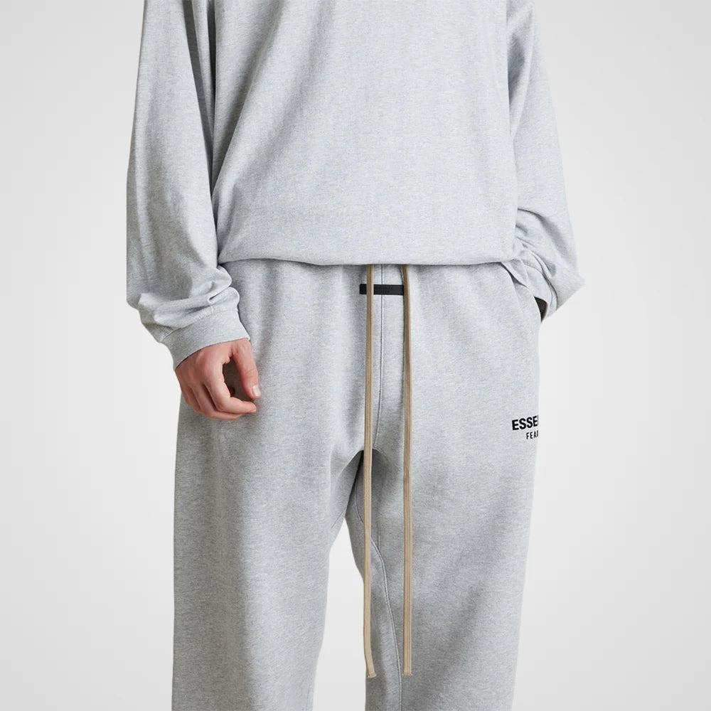 Fear of God Essentials Sweatpants FW24 `Light Heather Grey`