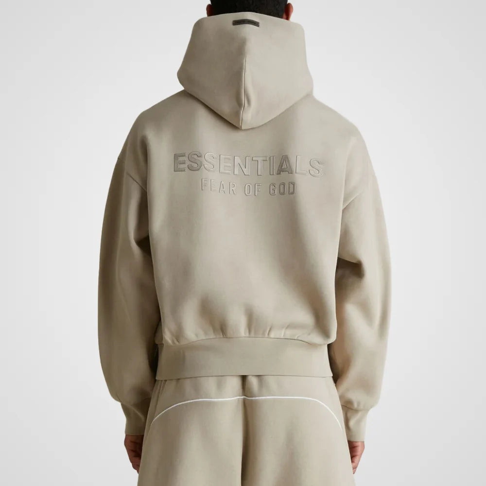 Fear of God Essentials Hoodie ss25 `Timber`