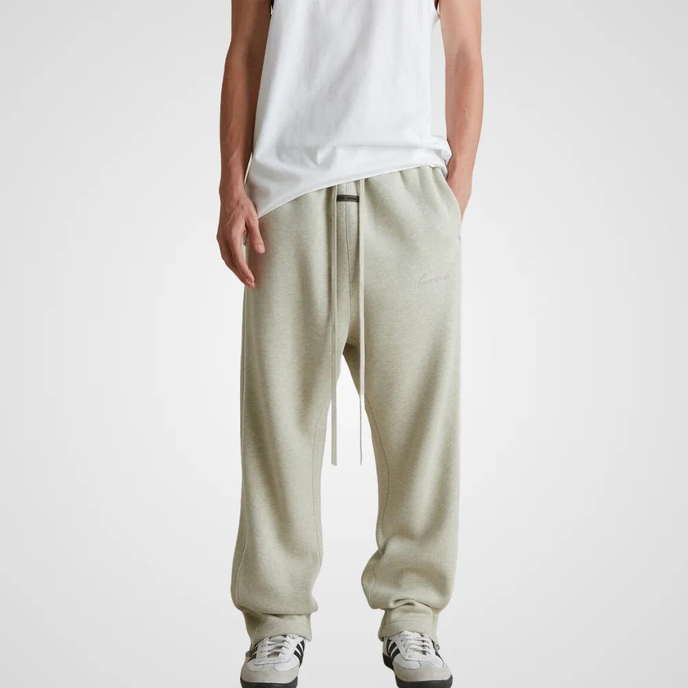 Fear of God Essentials Relaxed Sweatpants ss25 `Heather Stone/Cloud White`