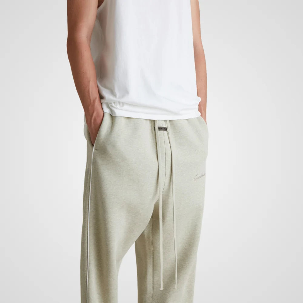 Fear of God Essentials Relaxed Sweatpants ss25 `Heather Stone/Cloud White`