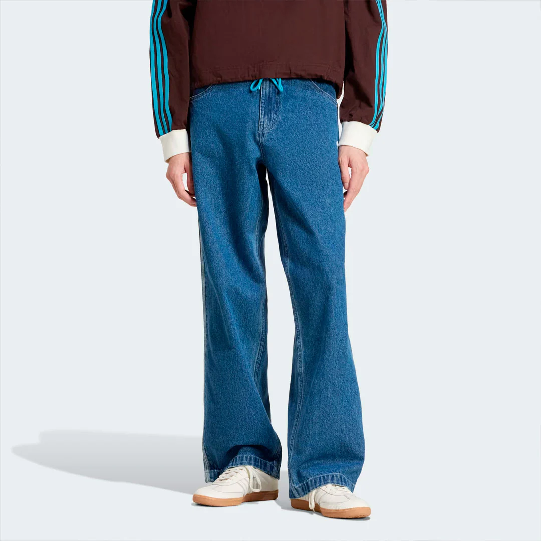 Adidas Originals Adicolor Pants Denim Firebird