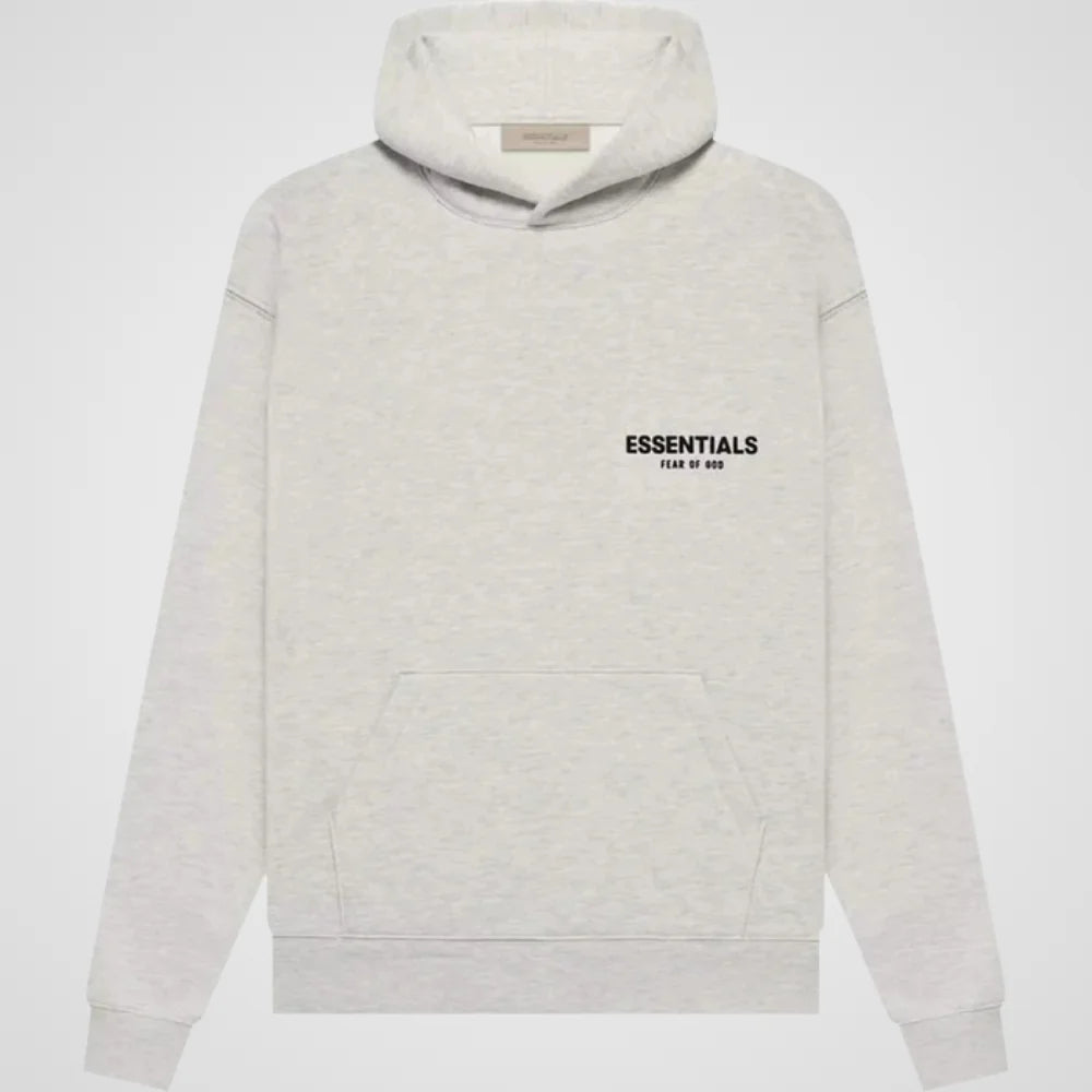 Fear of God Essentials Hoodie ss22 'Light Oatmeal`