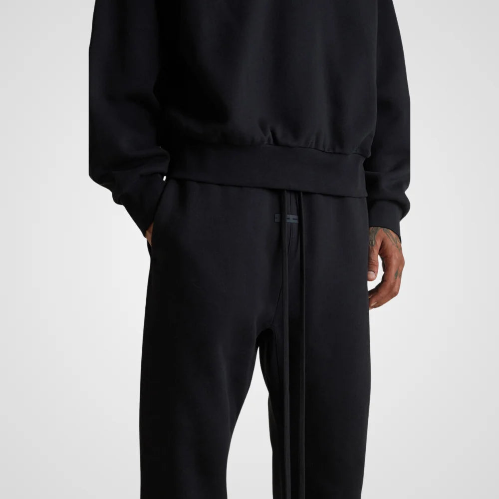 Fear of God Essentials Sweatpants ss25 `Jet Black`