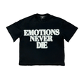 Mixed Emotion Tee ´End Rhinestone Black´