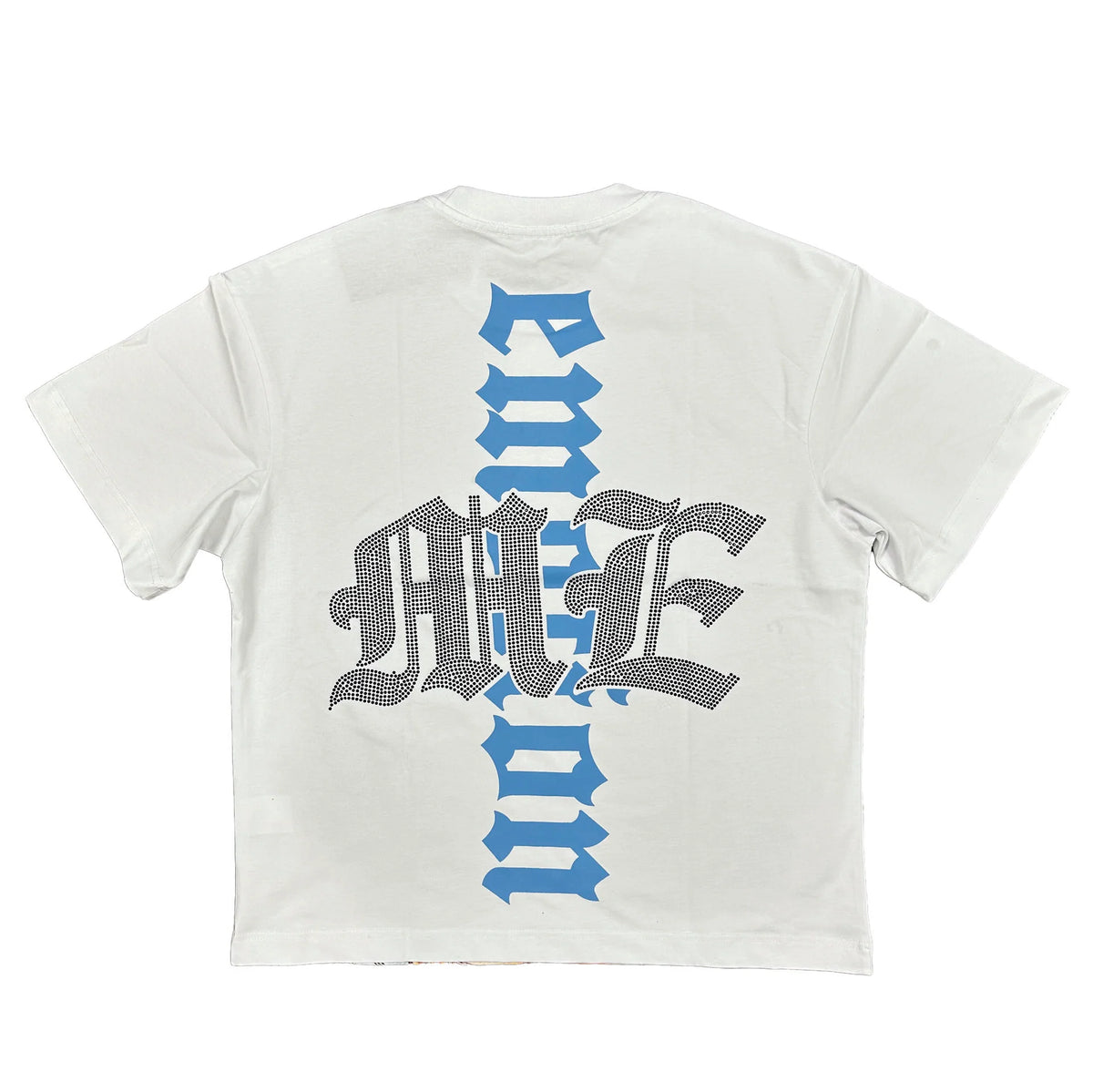 Mixed Emotion White Angel Rhinestone Tee