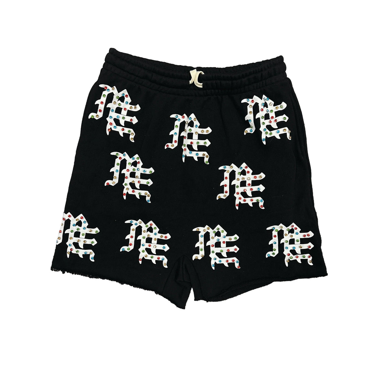 Mixed Emotion Black ME Logo Shorts