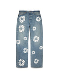 Denim Tears Baggy Cotton Wreath Denim `Pant Light Wash`