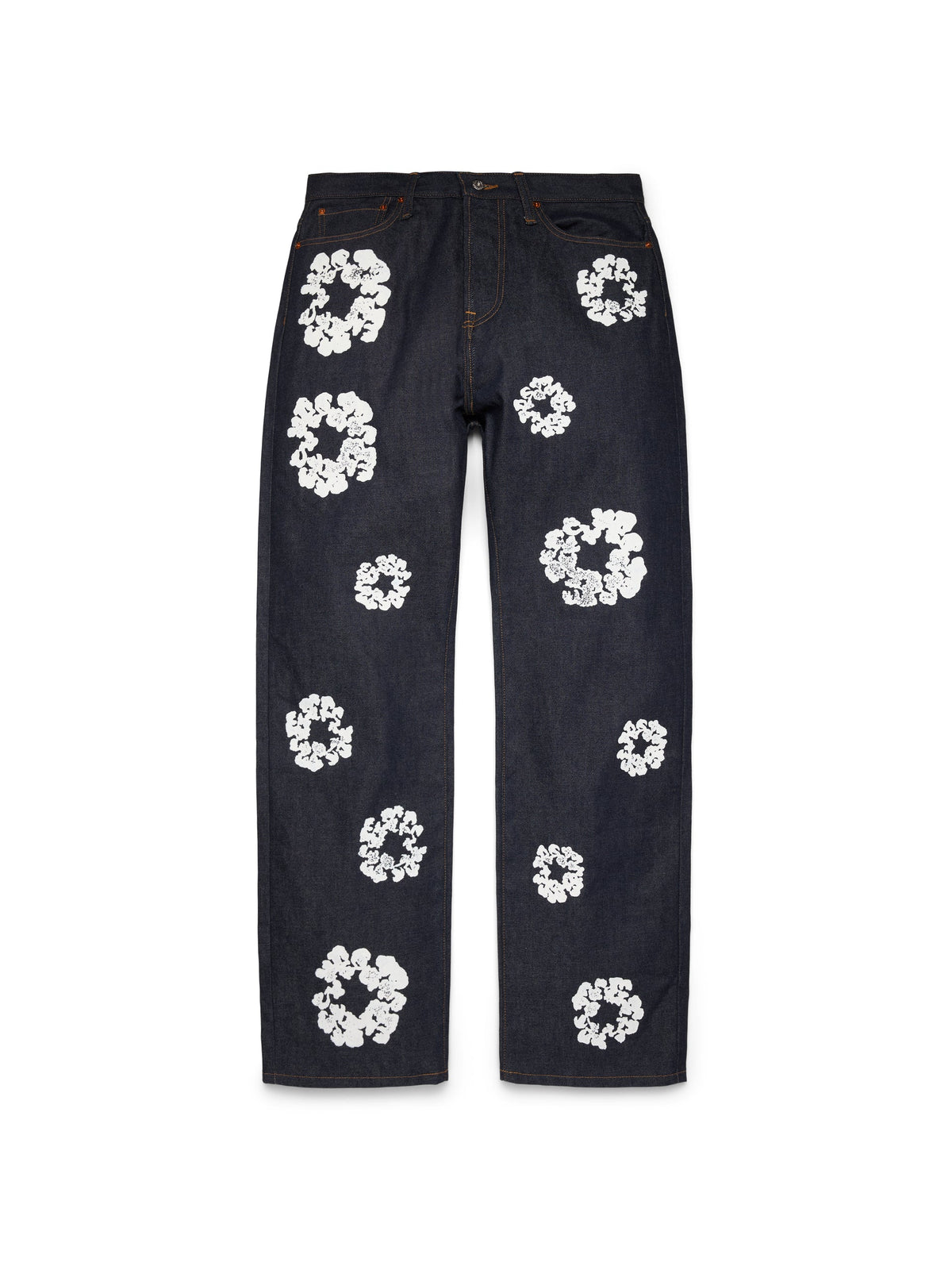 Denim Tears Baggy Cotton Wreath Denim Pant `Selvedge`