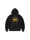 Corteiz Alcatraz Contrast Hoodie 'Black/Yellow'