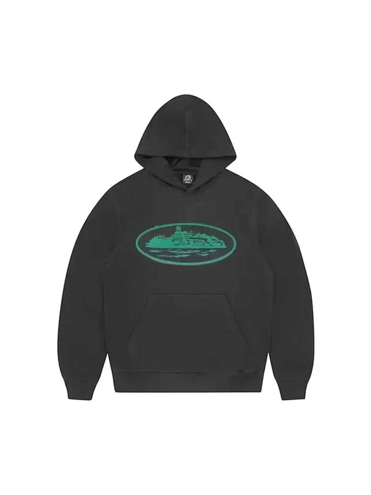 Corteiz Alcatraz Hoodie ´Black & Green´