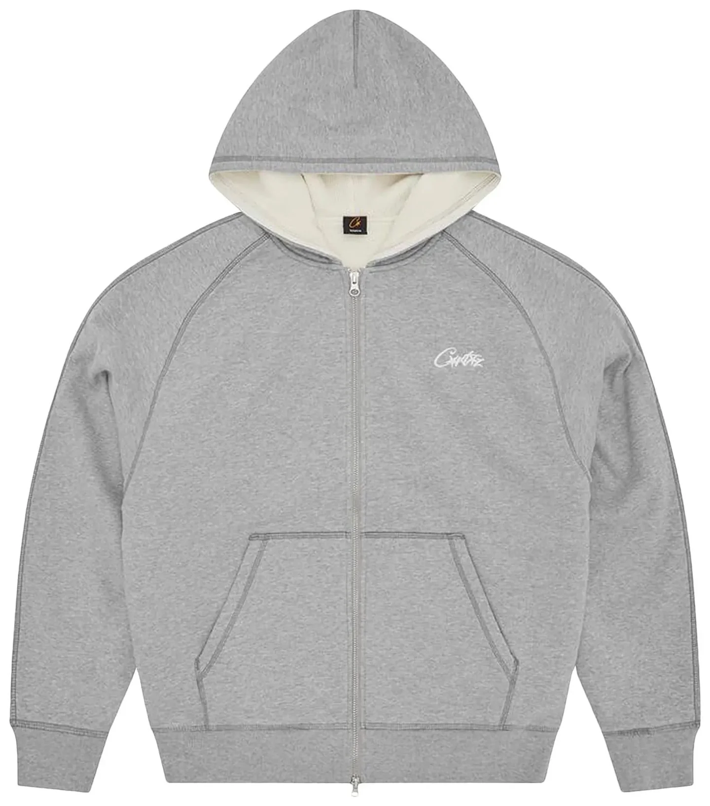Corteiz Hmp Thermal Zip Hoodie ´Heather grey´