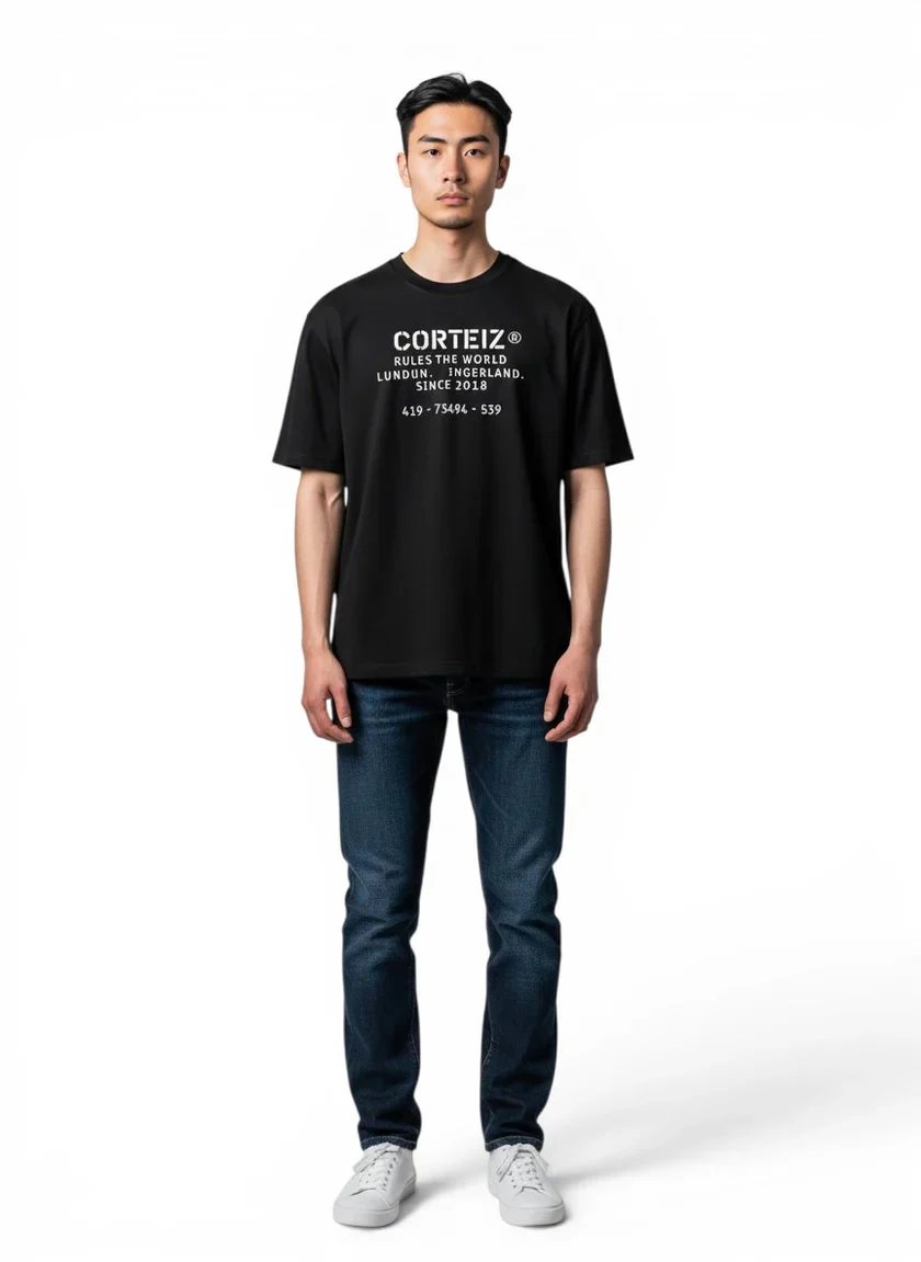 Corteiz OG Stencil ´Black Tee´