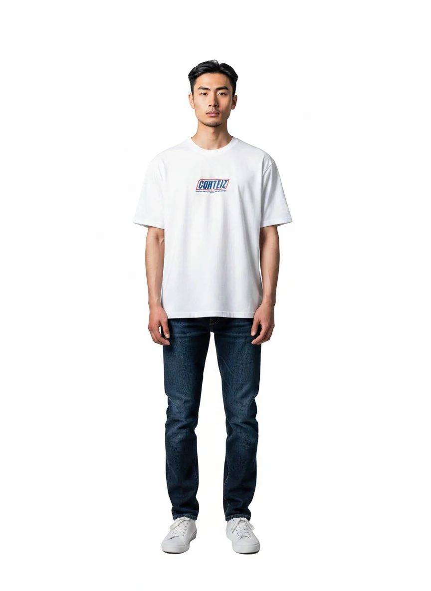 Corteiz Snickers Logo Tee ´White´