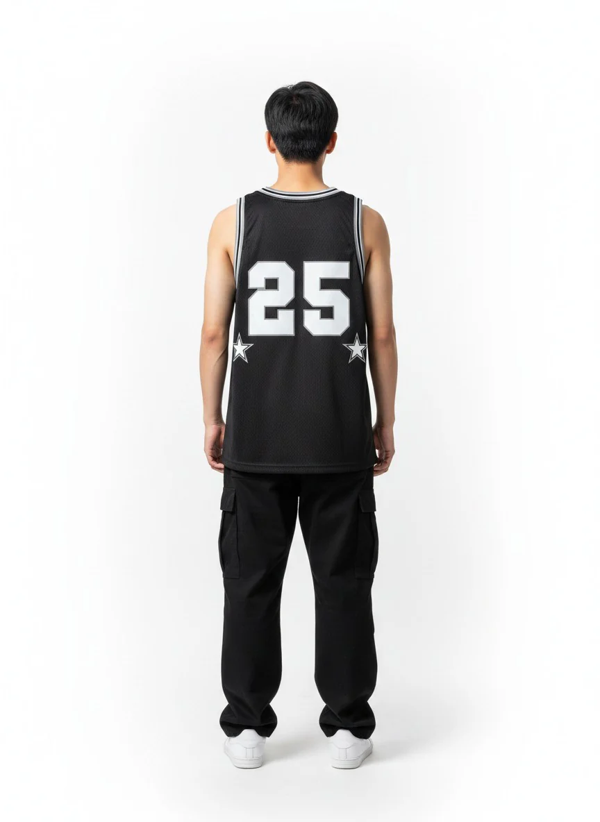 Corteiz Stars Basketball Jersey ´Black´