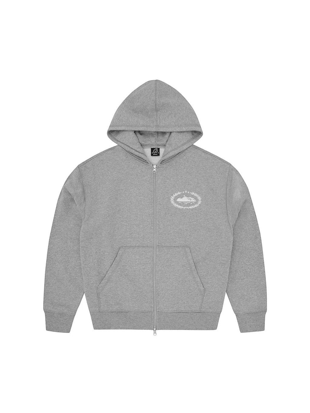 Corteiz Superior Royale Zip Hoodie ´Heather Grey´