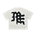 Mixed Emotion White End Rhinestone Tee