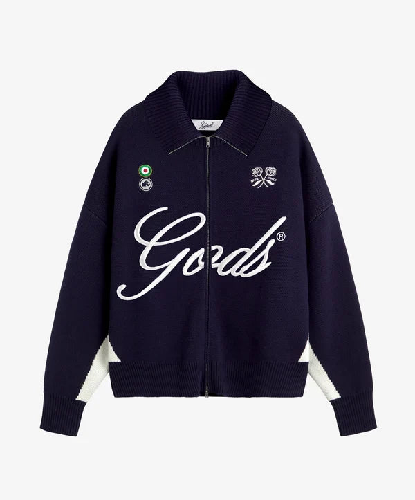 Fake Gods ´FC Knitted Zipper Navy´