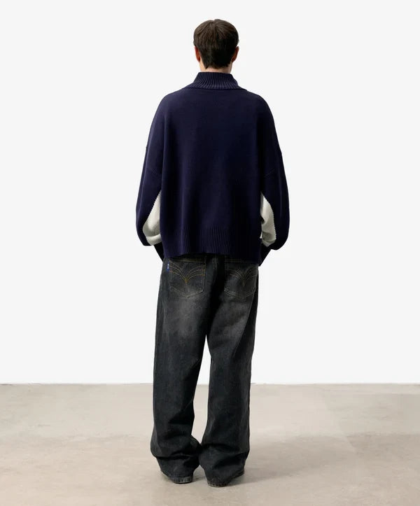 Fake Gods ´FC Knitted Zipper Navy´