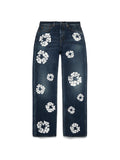 Denim Tears Baggy Cotton Wreath Denim Pant `Dark Wash`