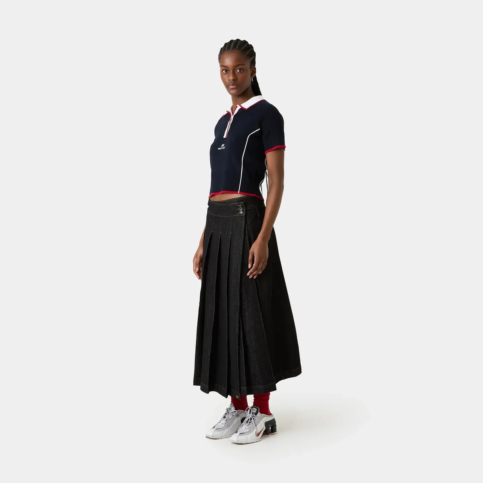 Eme Studios ´Fete Navy´ Knit Polo