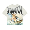 Mixed Emotion Cream Jetski Rhinestone Tee