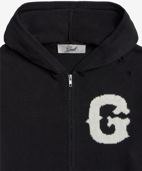 Fake Gods ´Knitted Zipper Black´