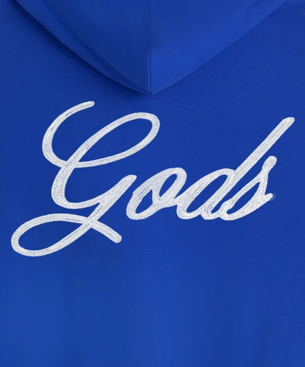 Fake Gods ´Love Script Hoodie Blue´