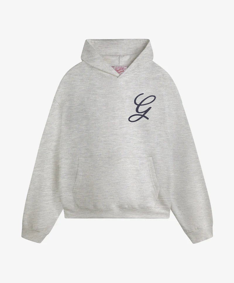 Fake Gods ´Love Script Hoodie Light Grey´