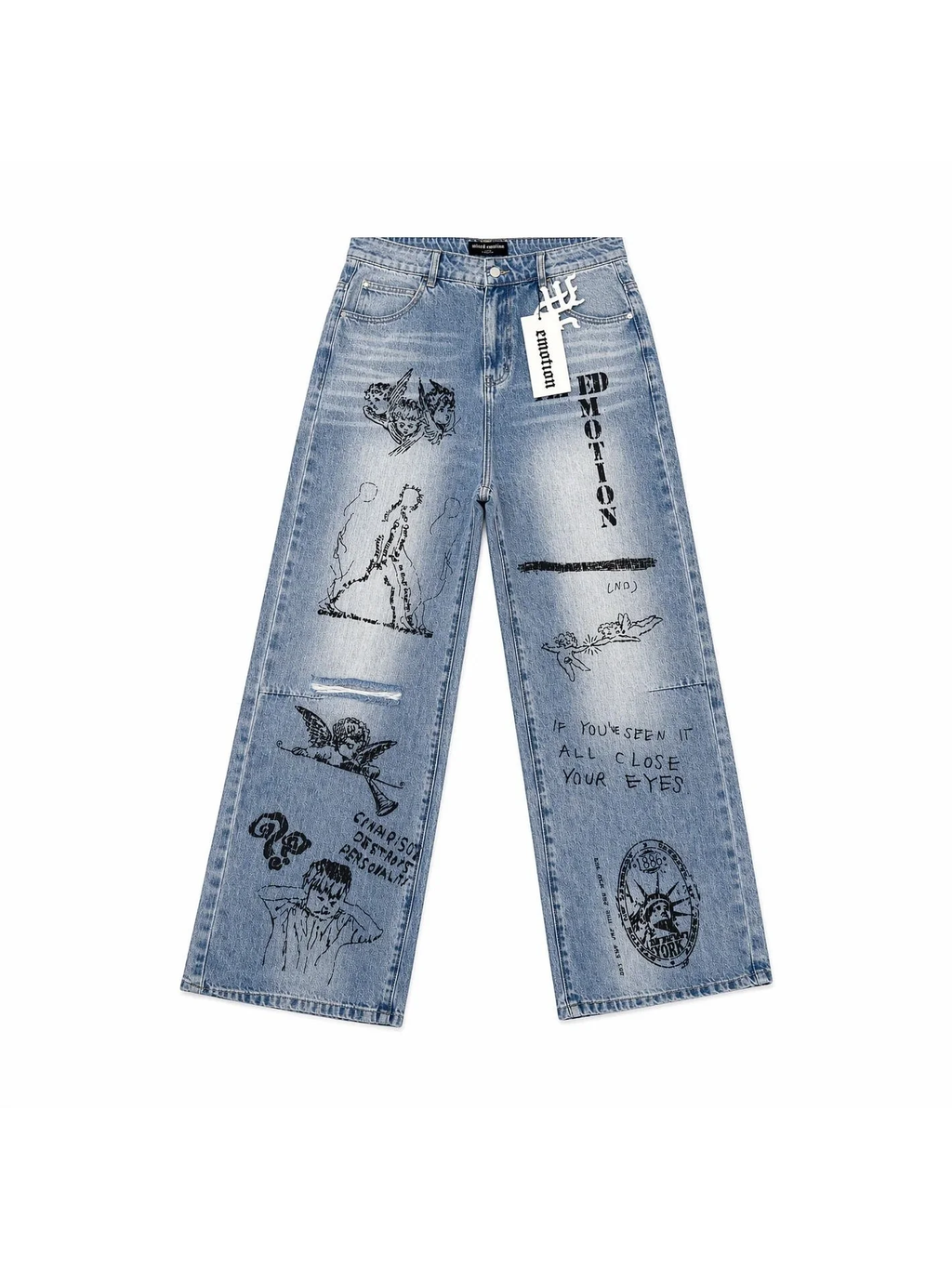 Mixed Emotions Blue ´Canvas´ Denim