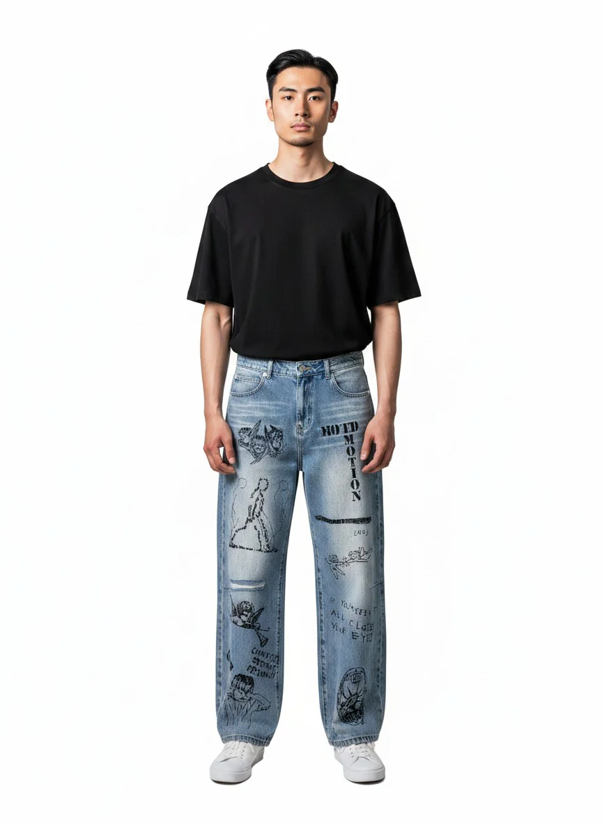 Mixed Emotions Blue ´Canvas´ Denim