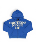 Mixed Emotions Blue ´END´ Rhinestone Zip Hoodie