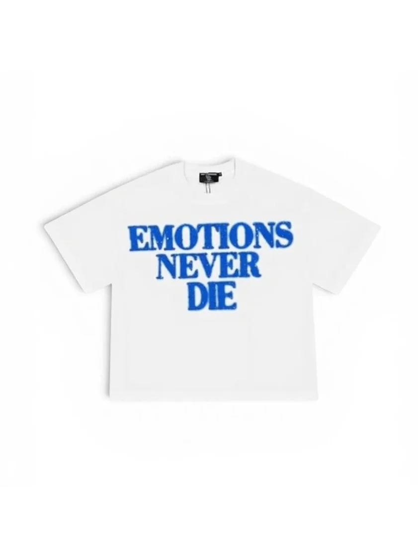 Mixed Emotions Blue ‘End’ Rhinestone Tee
