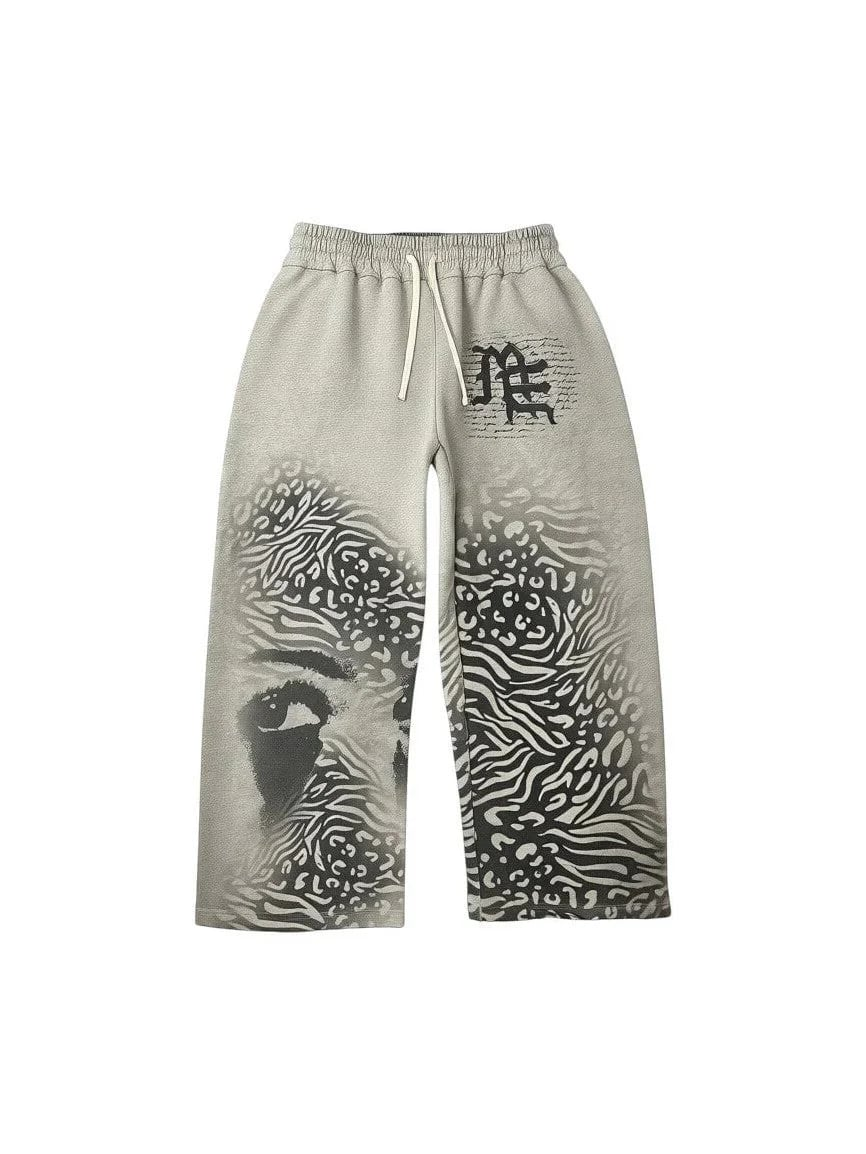 Mixed Emotions ´Grey Striped´ Sweatpants