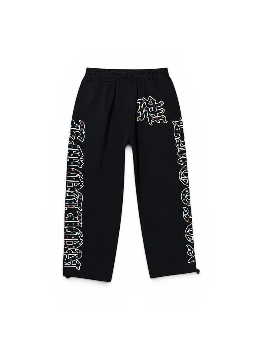 Mixed Emotions ´ME Rhinestone Nylon Pants´