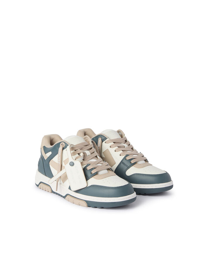 Off-White Out Of Office `Slate Green/ Beige`