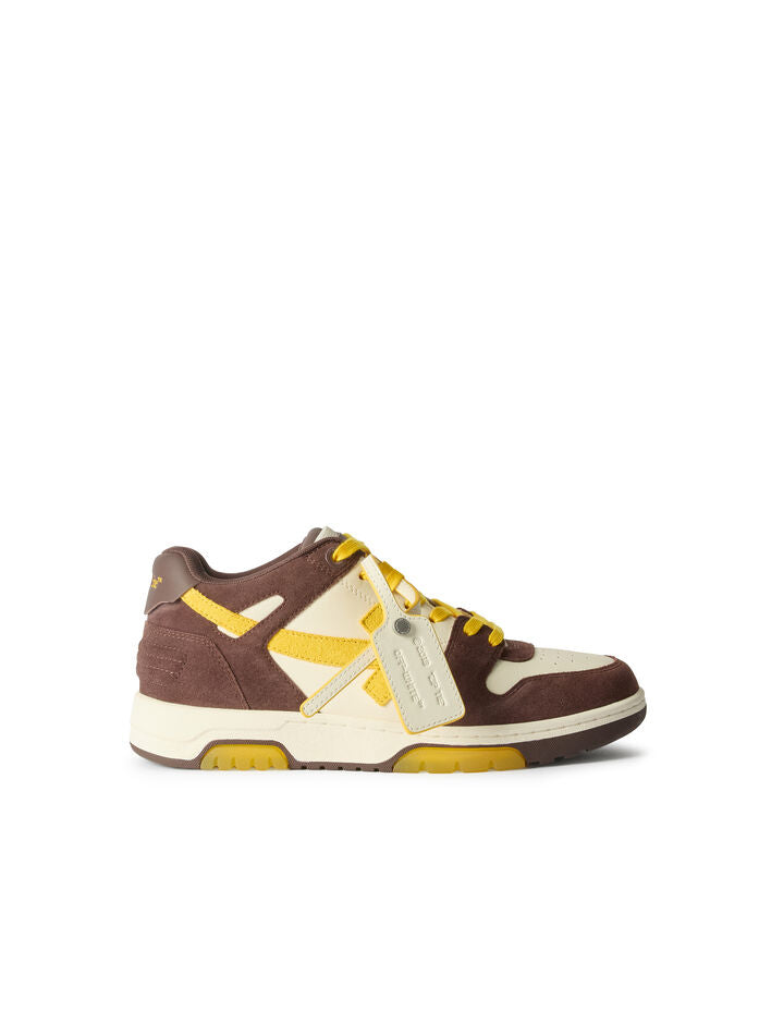 Off-White Out Of Office `Dark Brown/ Orange`
