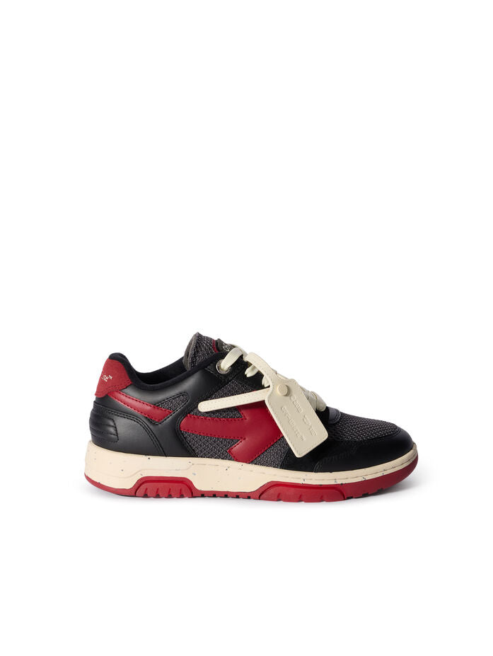 Off-White Out Of Office `GREY MELANGE - CORAL RED`
