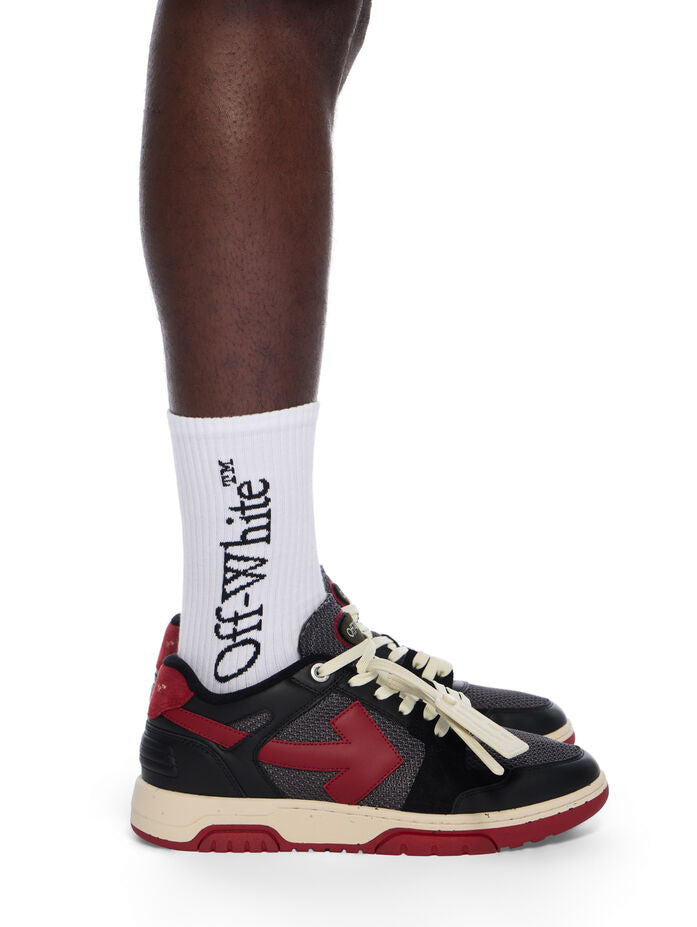 Off-White Out Of Office `WHITE - STRAWBERRY RED`