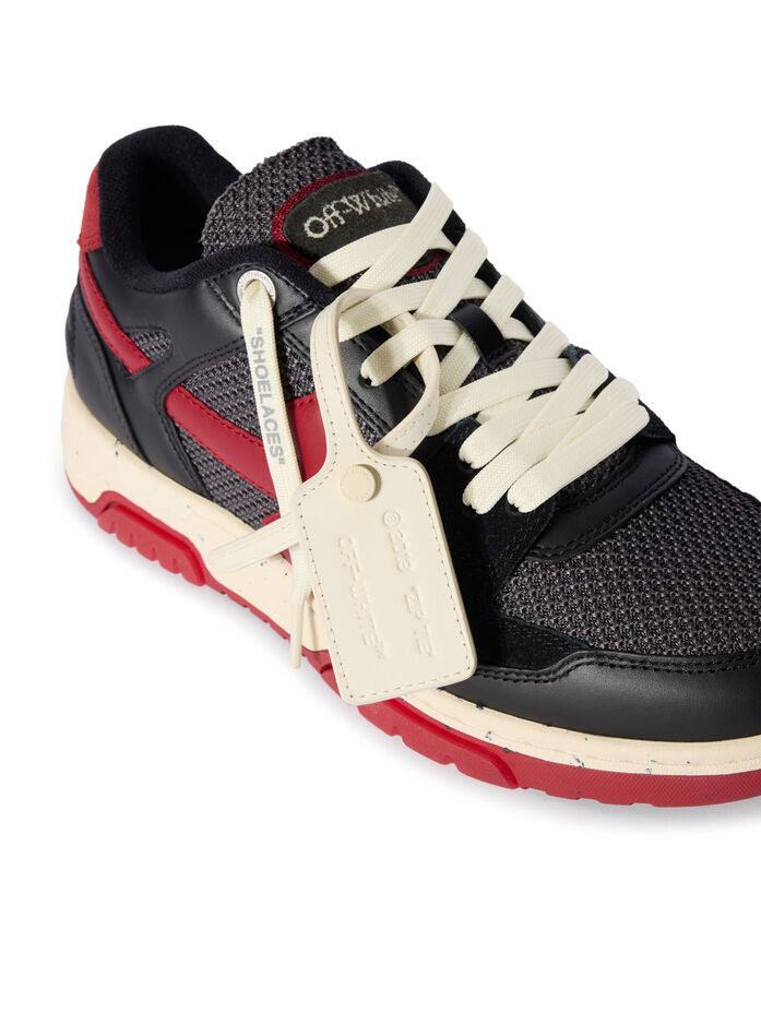 Off-White Out Of Office `GREY MELANGE - CORAL RED`
