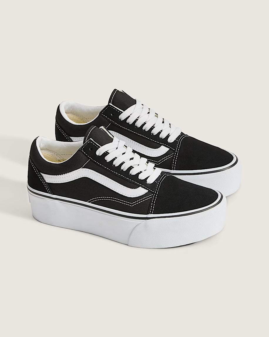 Vans Old Skool Plataform `Black / True White`