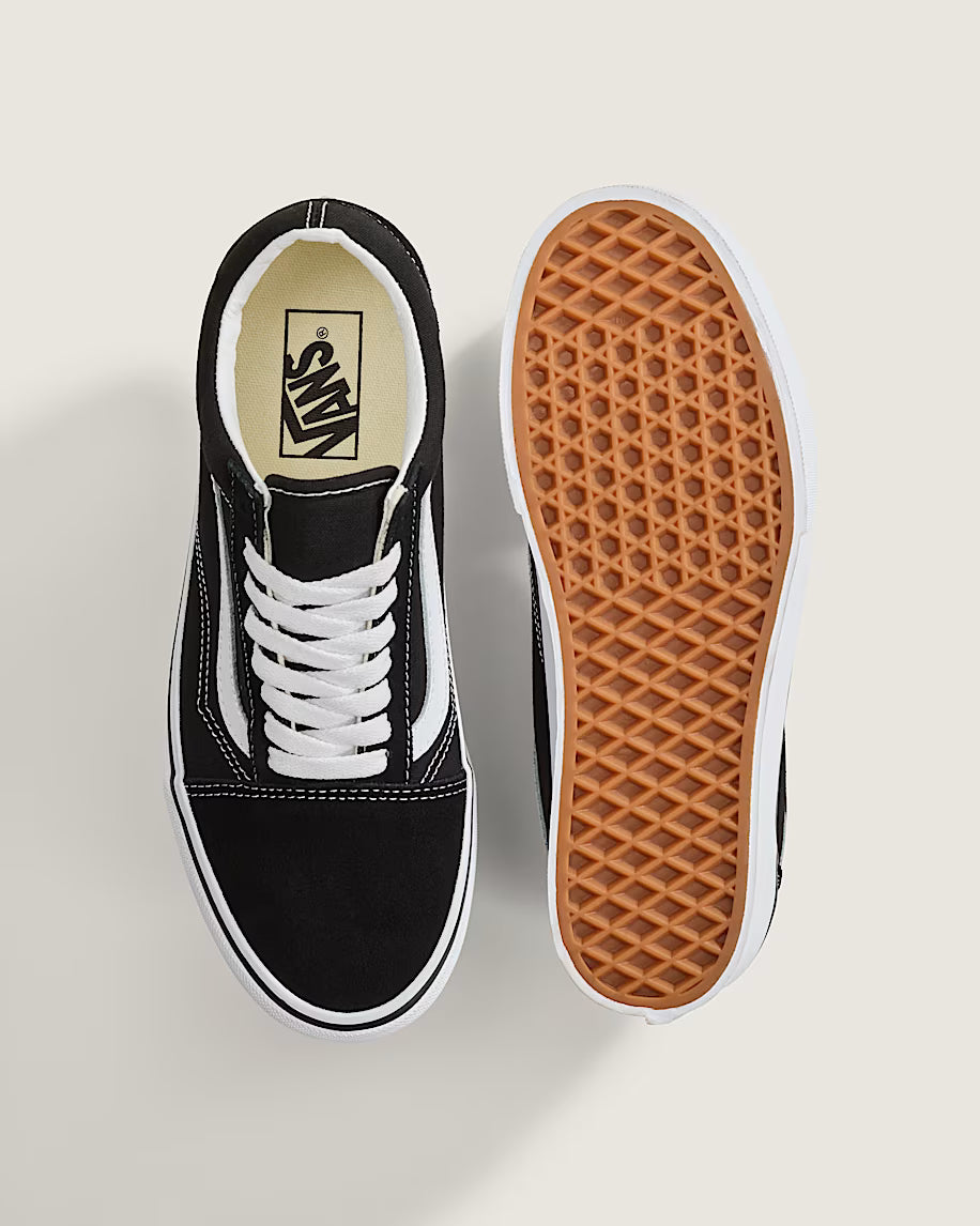 Vans Old Skool Plataform `Black / True White`