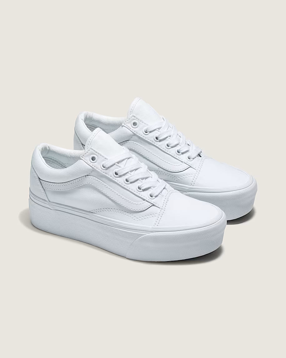 Vans Old Skool Plataform `True White`