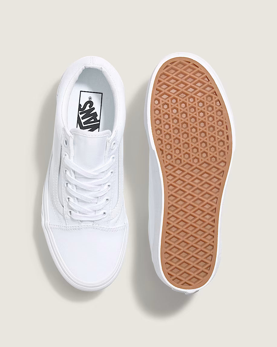 Vans Old Skool Plataform `True White`