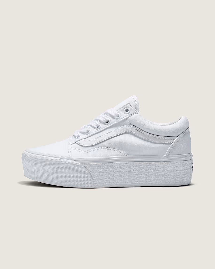 Vans Old Skool Plataform `True White`